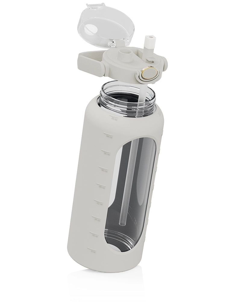 2-liter-trinkflasche-mit-strohhalm-grau Light grey #color_light-grey